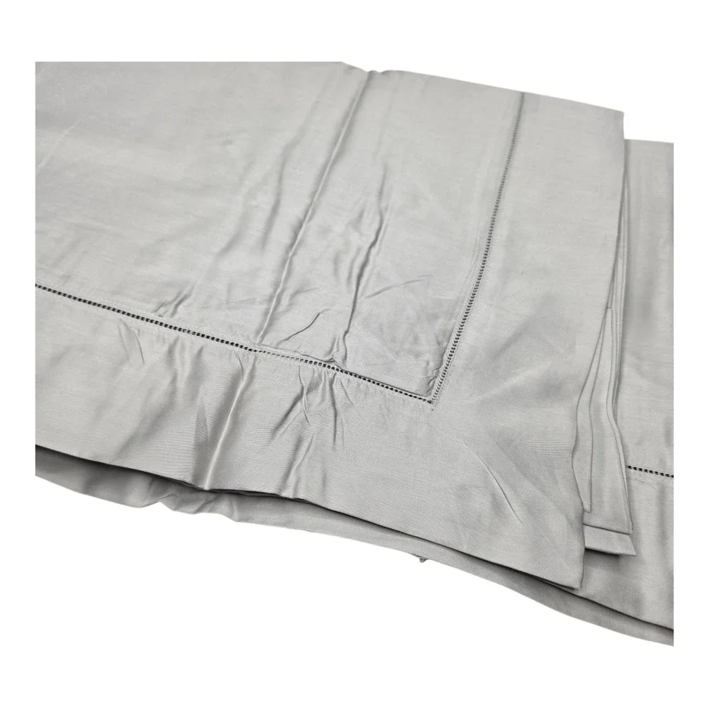SFERRA Fiona 3200 Twin Duvet Cover‎ with Standard Pillow Sham Gray Made in Italy